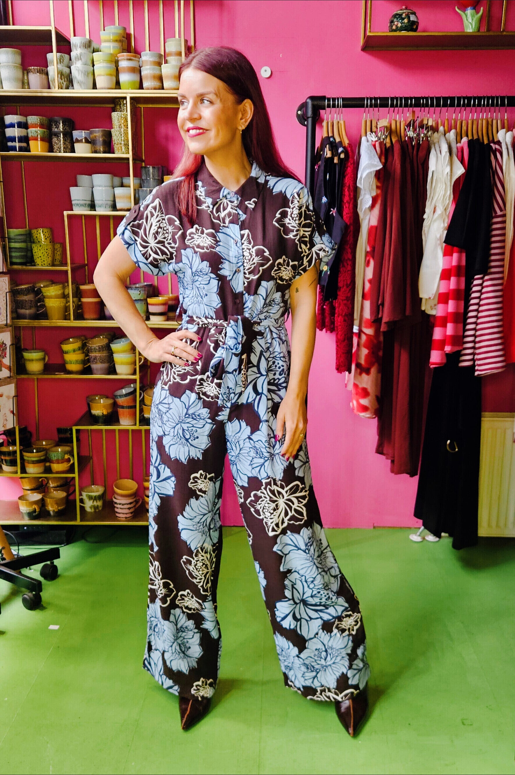 NICOTINA JUMPSUIT - BABY BLUE