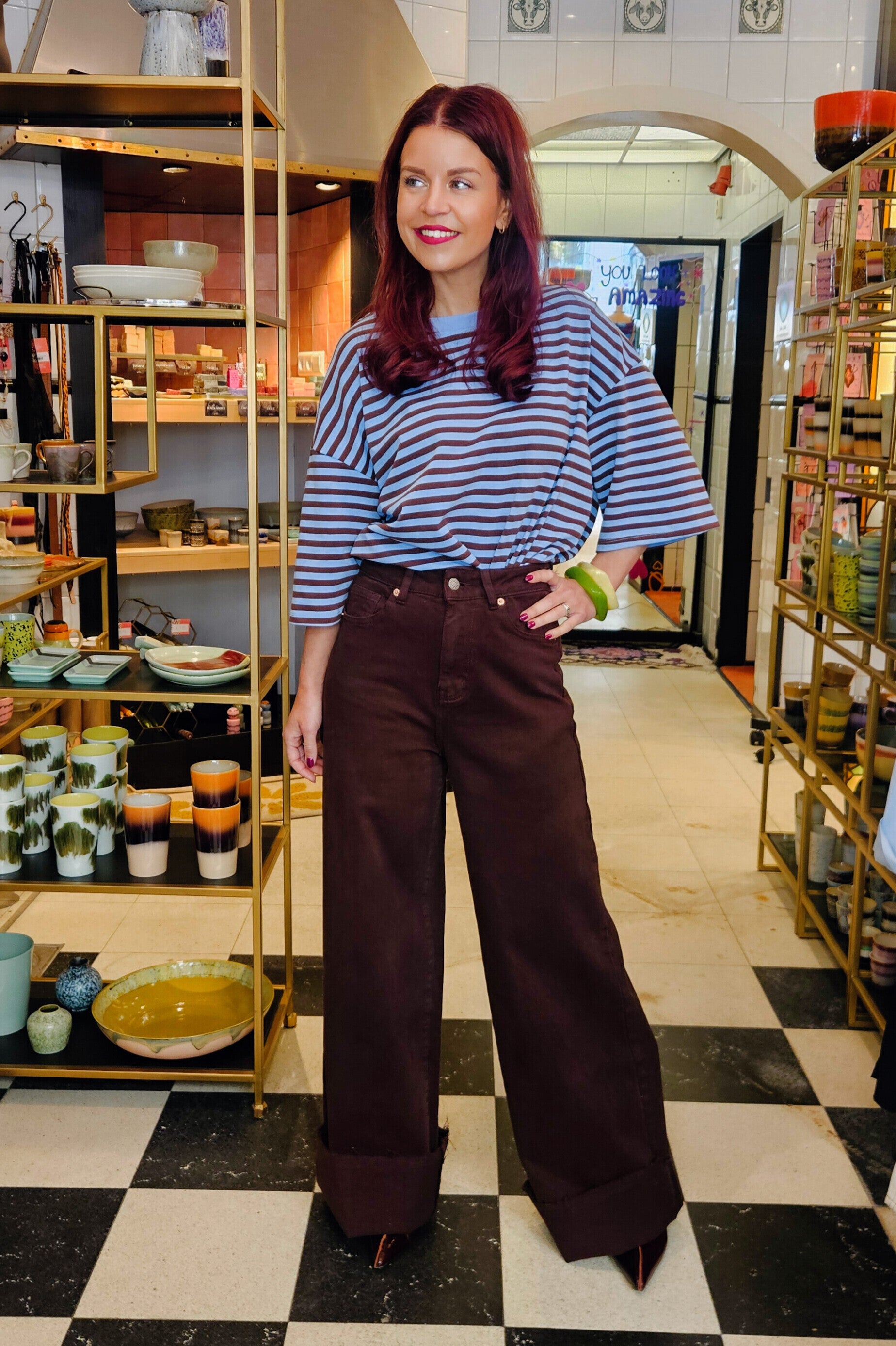JOAN JEANS - BROWN