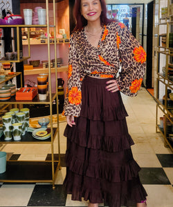 HARPER & YVE | FLORA LS TOP - LEXIE LEOPARD BLOOM