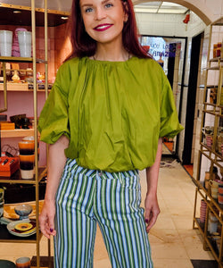 BEERTJE BLOUSE -GREEN