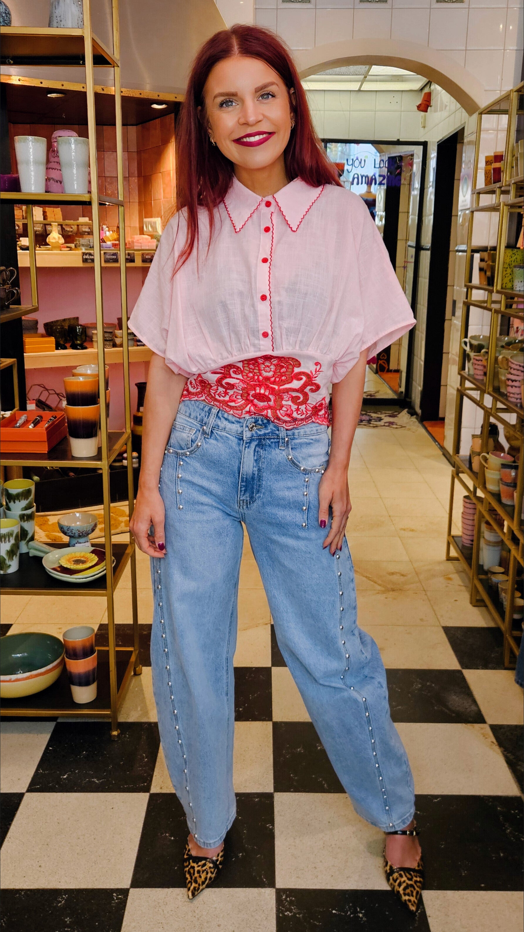 JASMIJN BLOUSE - PINK