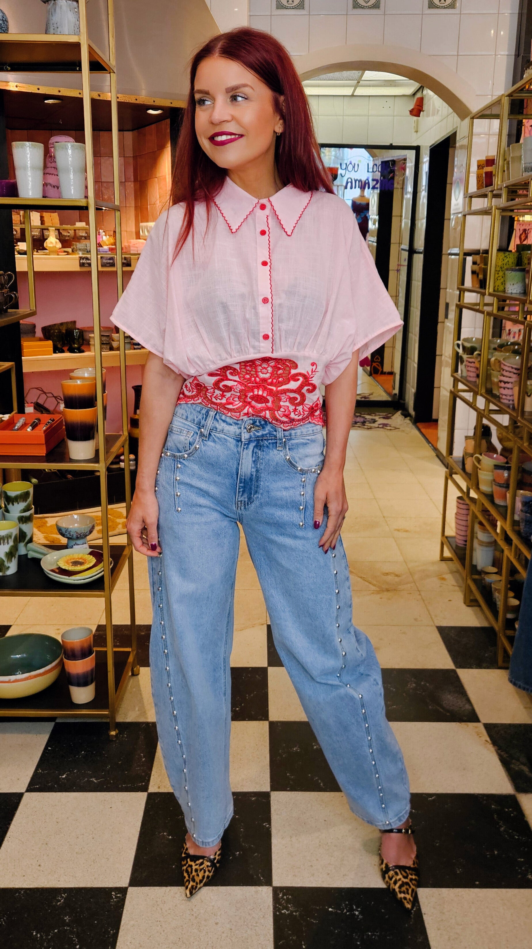 JASMIJN BLOUSE - PINK