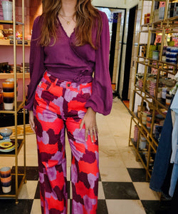 HARPER & YVE | FLORA LS TOP - CASSIS