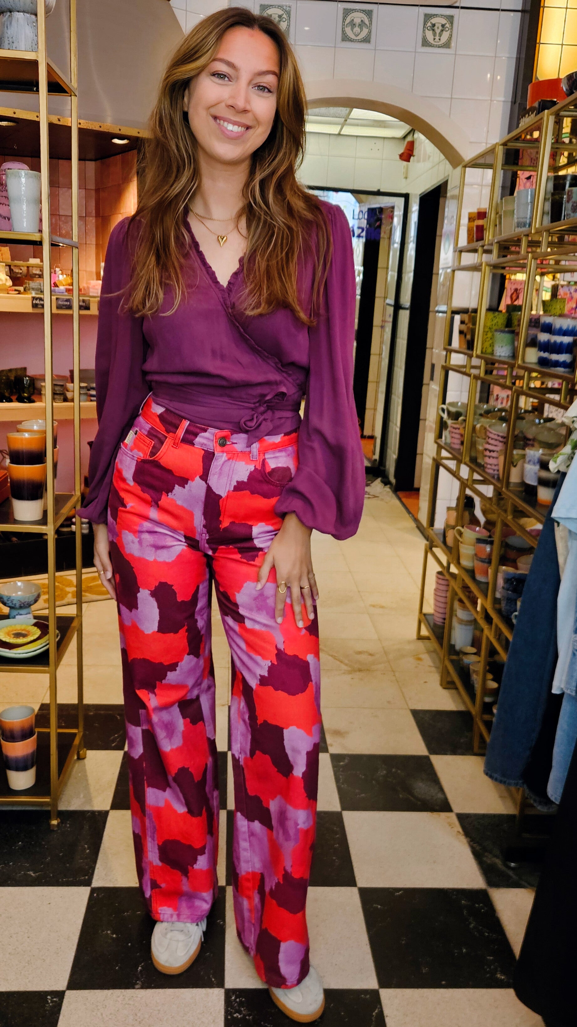HARPER & YVE | FLORA LS TOP - CASSIS