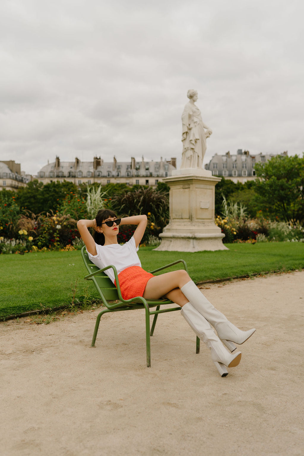 PHENELOPE HEELED BOOTS - BEIGE