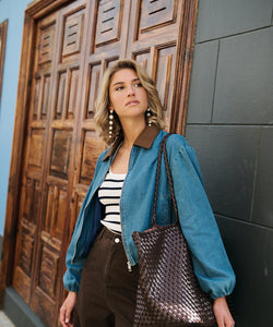 NOVA DENIM JACKET - BLUE