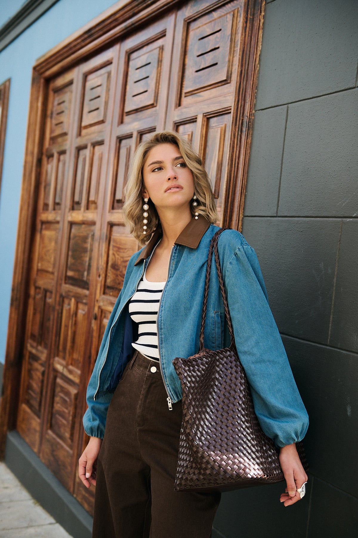 NOVA DENIM JACKET - BLUE