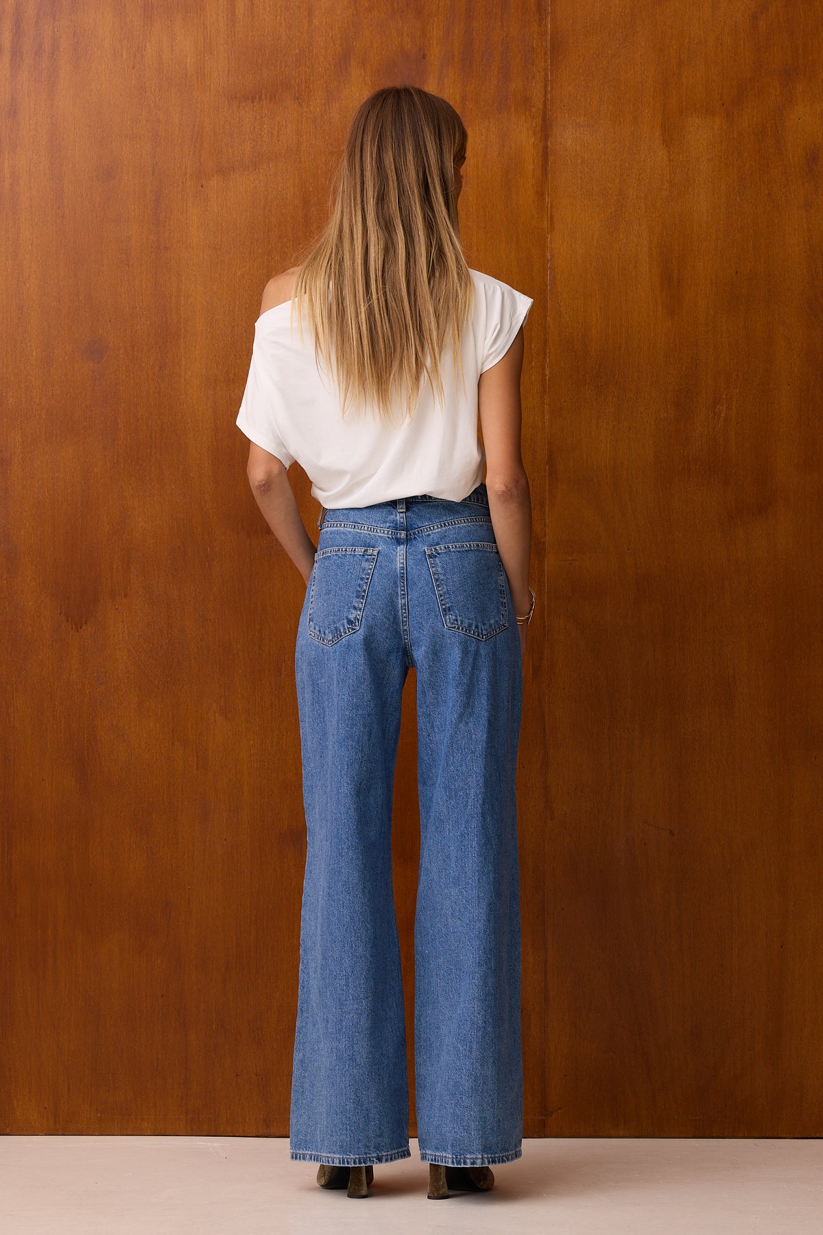 CRUSH SWIRL JEANS - BLUE