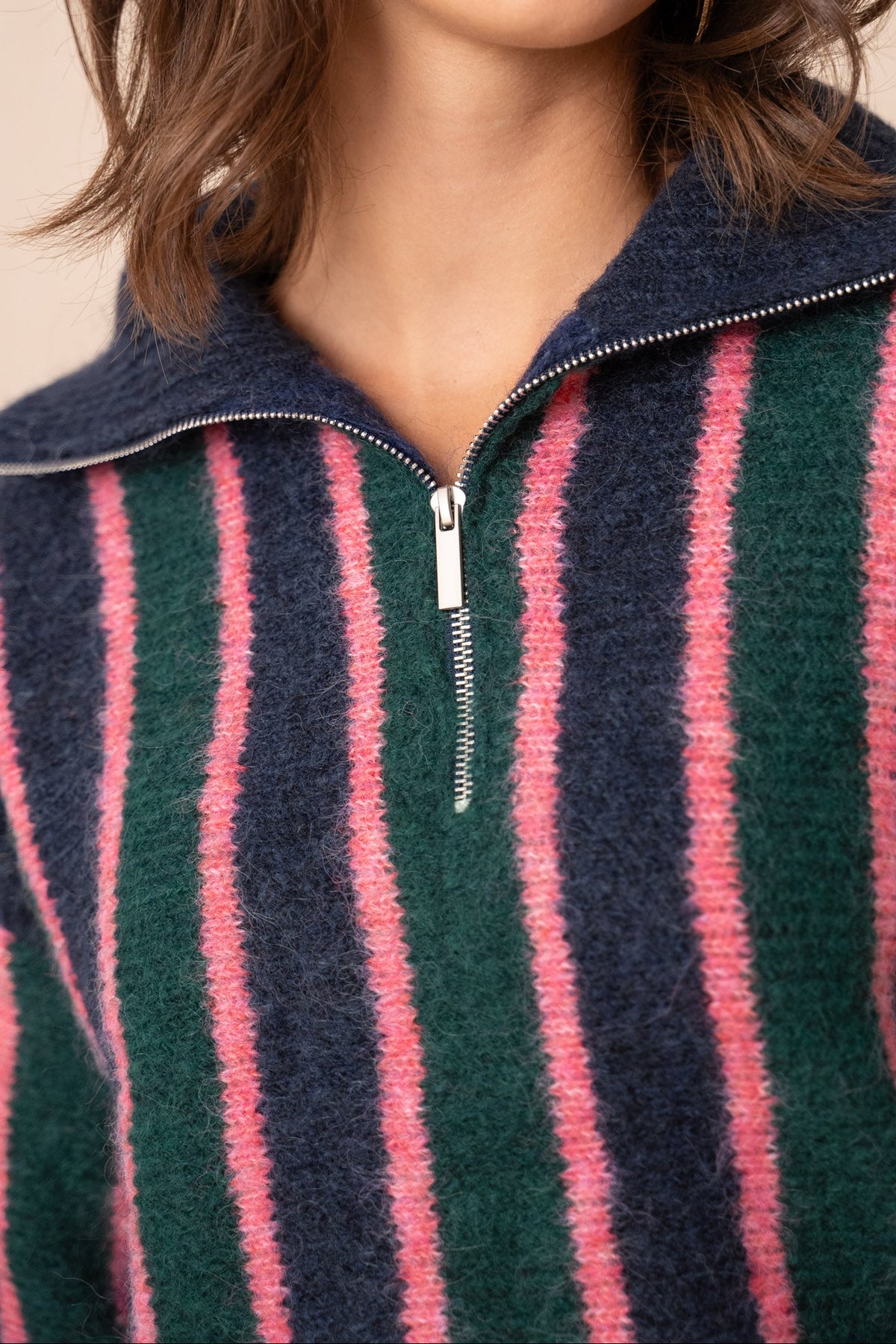 LOEKIE STRIPED PULLOVER - MULTI