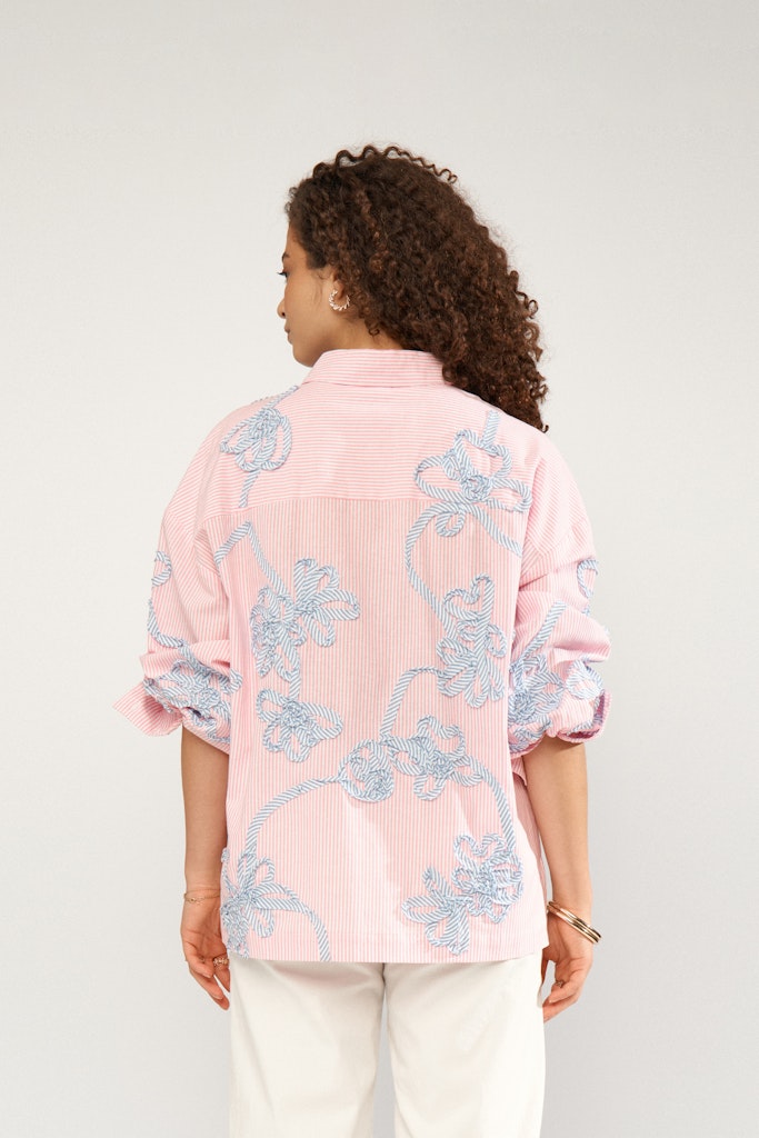NÜMPH | MELIA OVERSIZE SHIRT - PRISM PINK