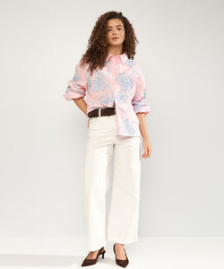 NÜMPH | MELIA OVERSIZE SHIRT - PRISM PINK