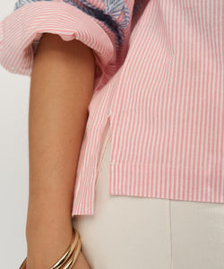 NÜMPH | MELIA OVERSIZE SHIRT - PRISM PINK