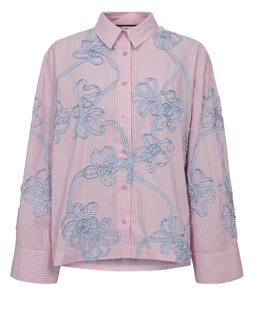 NÜMPH | MELIA OVERSIZE SHIRT - PRISM PINK