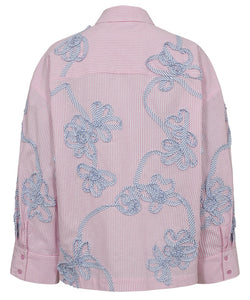 NÜMPH | MELIA OVERSIZE SHIRT - PRISM PINK