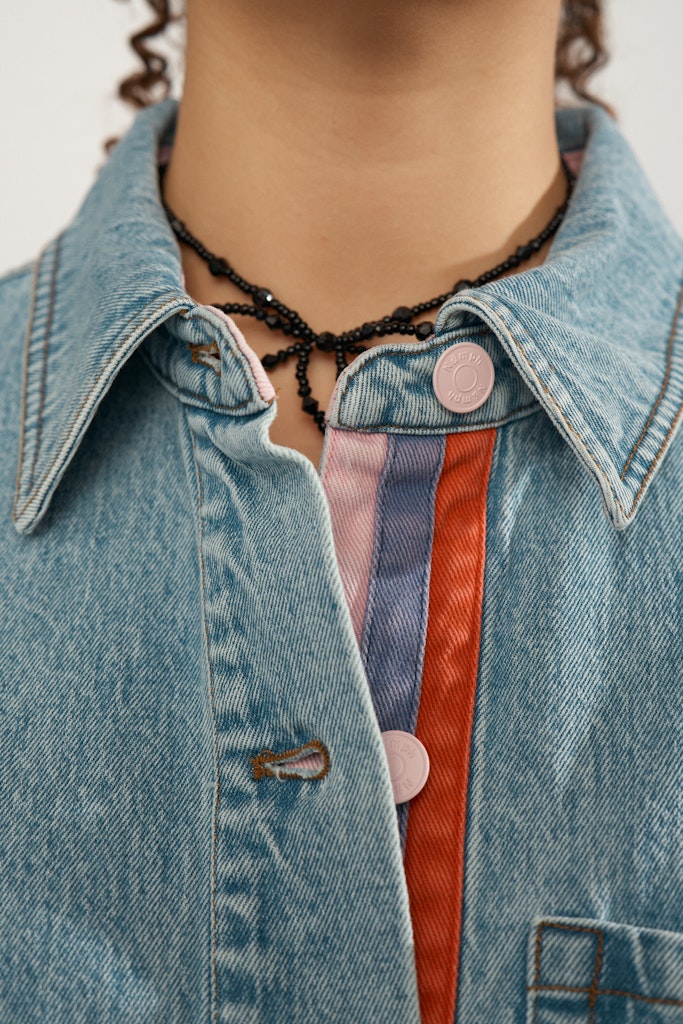 NÜMPH | MALAGA SHIRT - LIGHT BLUE DENIM