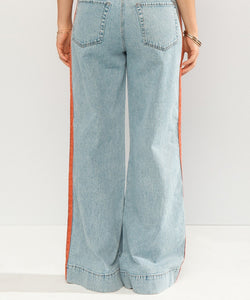 NÜMPH | MALAGA HR WIDE JEANS - LIGHT BLUE DENIM