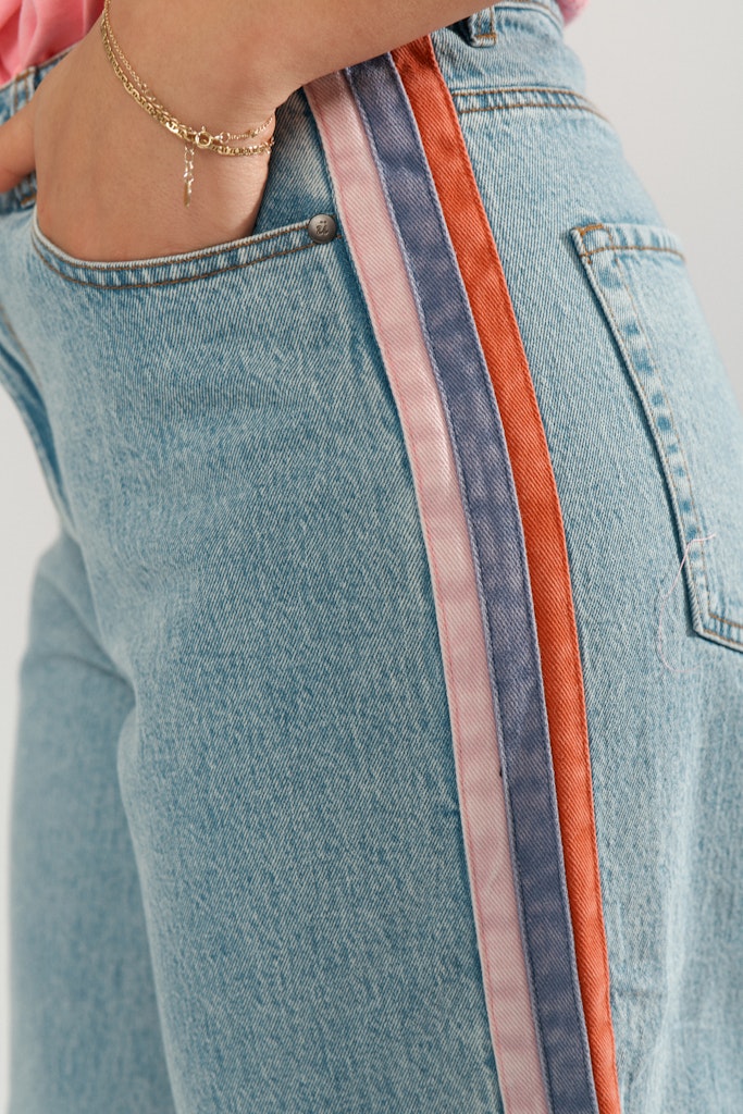 NÜMPH | MALAGA HR WIDE JEANS - LIGHT BLUE DENIM