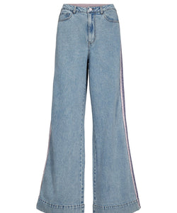 NÜMPH | MALAGA HR WIDE JEANS - LIGHT BLUE DENIM