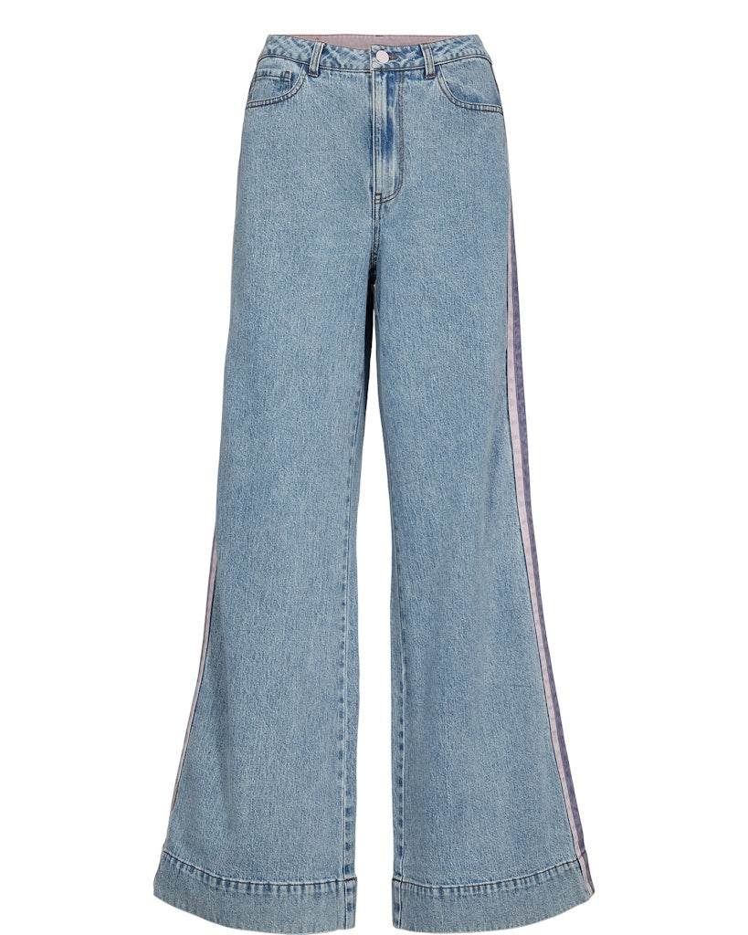 NÜMPH | MALAGA HR WIDE JEANS - LIGHT BLUE DENIM