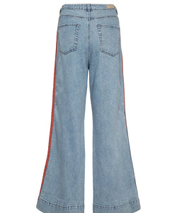 NÜMPH | MALAGA HR WIDE JEANS - LIGHT BLUE DENIM