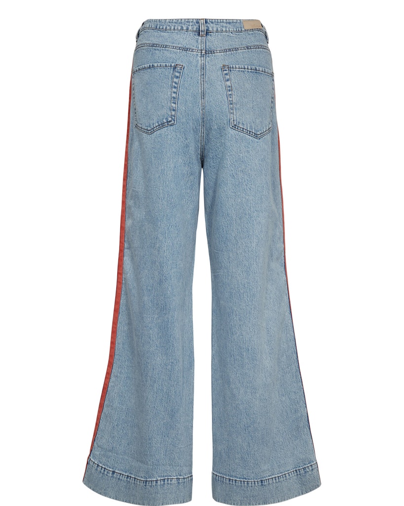 NÜMPH | MALAGA HR WIDE JEANS - LIGHT BLUE DENIM