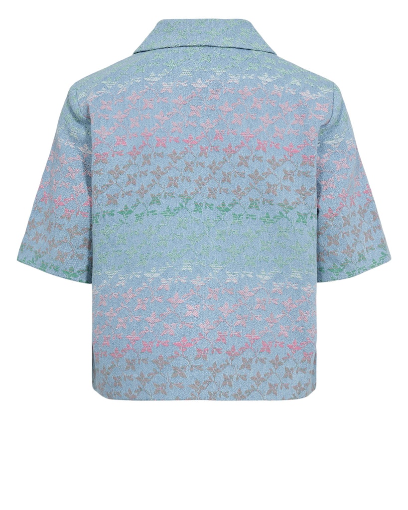 NÜMPH | SANNIE SS BLAZER - MEDIUM BLUE DENIM
