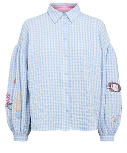 NÜMPH | SURFER SHIRT- PLACID BLUE