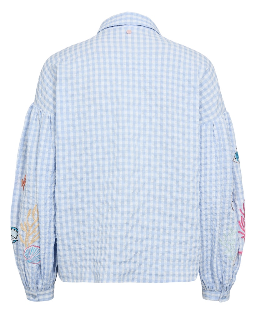 NÜMPH | SURFER SHIRT- PLACID BLUE