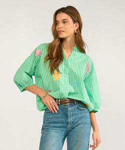 NÜMPH | SEANNE SHIRT - ABSINTHE GREEN