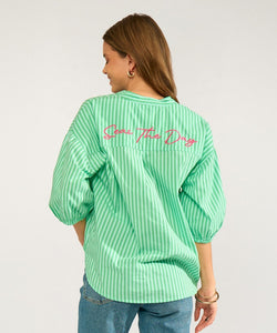 NÜMPH | SEANNE SHIRT - ABSINTHE GREEN