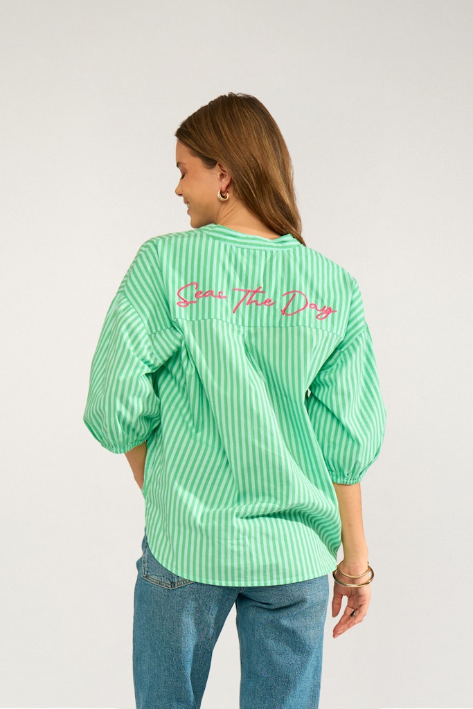 NÜMPH | SEANNE SHIRT - ABSINTHE GREEN