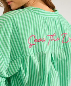 NÜMPH | SEANNE SHIRT - ABSINTHE GREEN