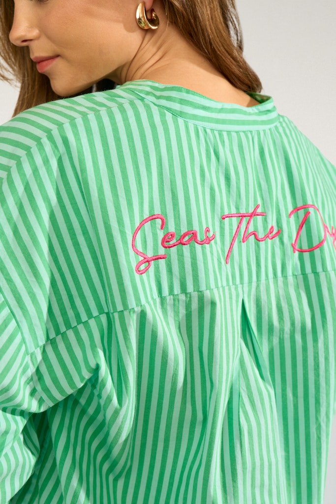 NÜMPH | SEANNE SHIRT - ABSINTHE GREEN