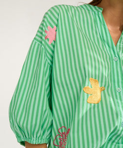NÜMPH | SEANNE SHIRT - ABSINTHE GREEN