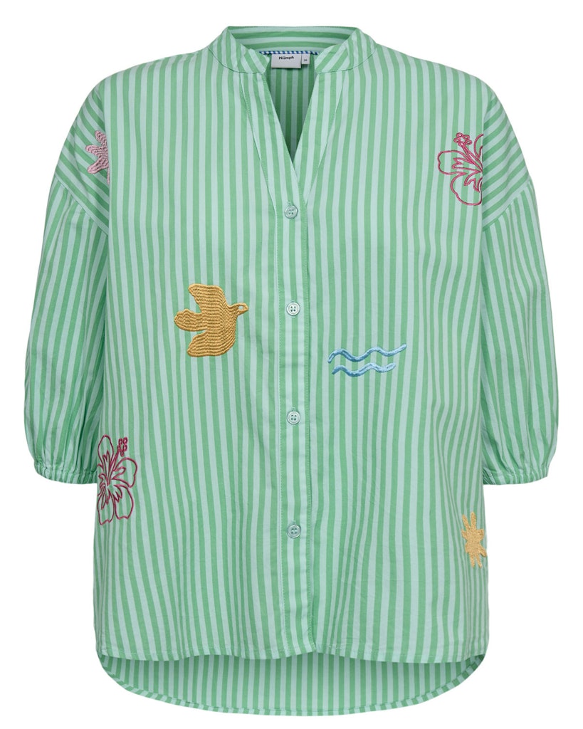 NÜMPH | SEANNE SHIRT - ABSINTHE GREEN