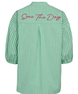 NÜMPH | SEANNE SHIRT - ABSINTHE GREEN