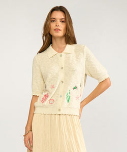 NÜMPH | SEANNA CARDIGAN - CLOUD DANCER