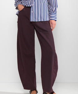 NÜMPH | AMSTERDAM HR BARREL JEANS - FIG