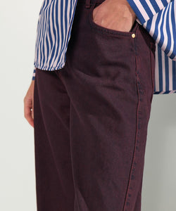 NÜMPH | AMSTERDAM HR BARREL JEANS - FIG