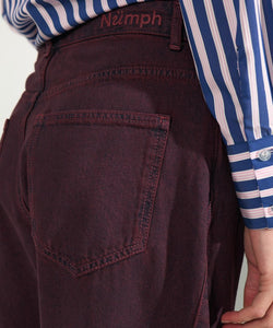 NÜMPH | AMSTERDAM HR BARREL JEANS - FIG