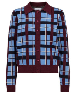 NÜMPH | SISLA CARDIGAN - AZURINE