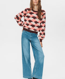 NÜMPH | LILA PULLOVER - PINK LEMONADE