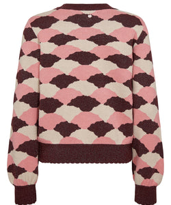 NÜMPH | LILA PULLOVER - PINK LEMONADE