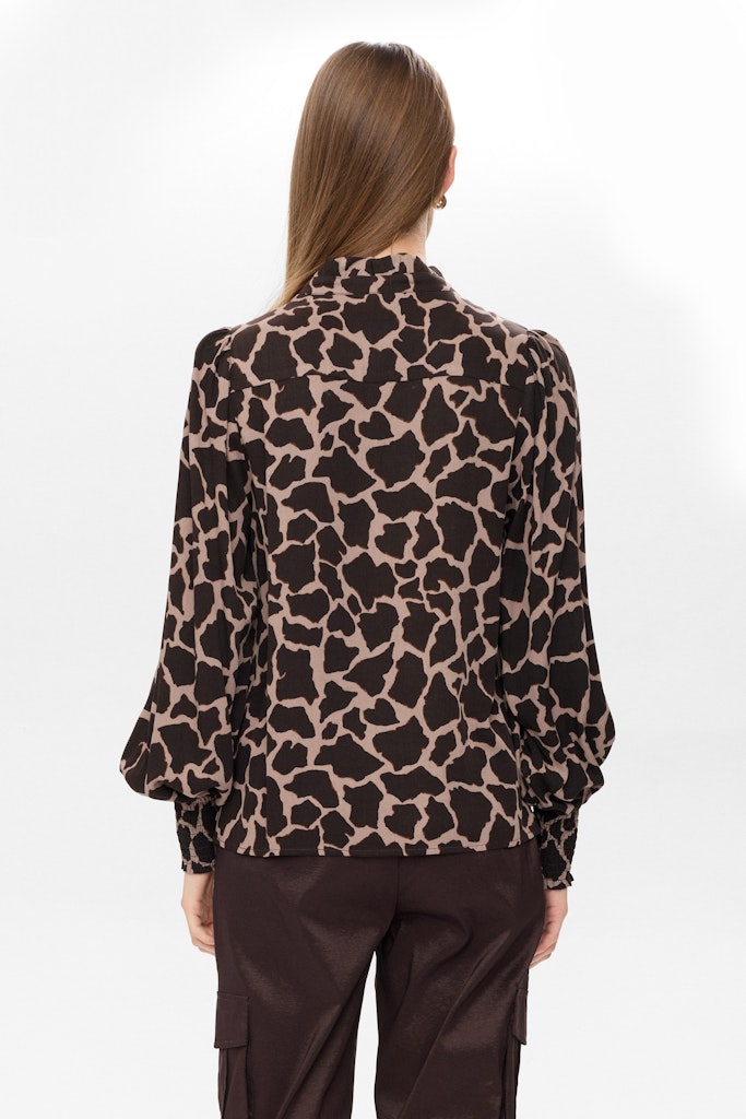 NÜMPH | HANA SHIRT - BLACK COFFEE