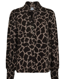 NÜMPH | HANA SHIRT - BLACK COFFEE