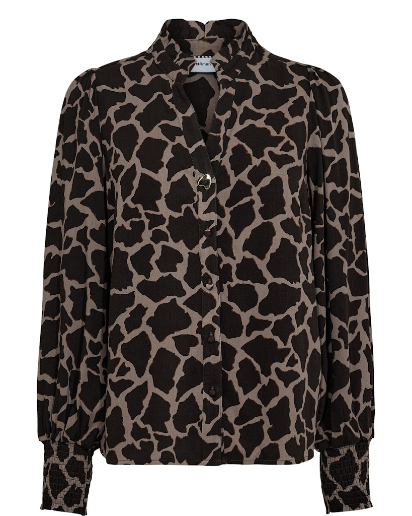 NÜMPH | HANA SHIRT - BLACK COFFEE