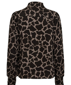 NÜMPH | HANA SHIRT - BLACK COFFEE