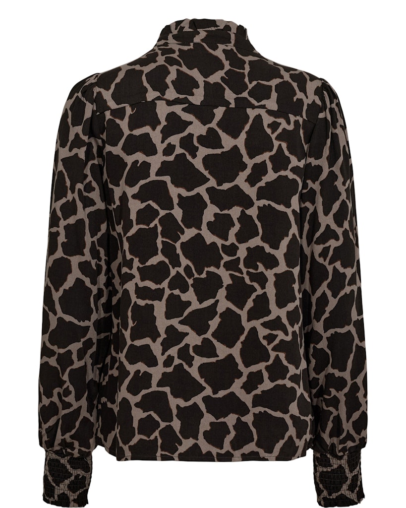 NÜMPH | HANA SHIRT - BLACK COFFEE