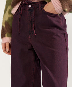 NÜMPH | BROOKLYN HR WIDE JEANS - FIG