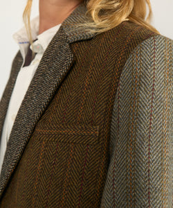 NÜMPH | AVEY HERRINGBONE BLAZER - POLIGNAC